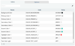 Site Theme Color Management